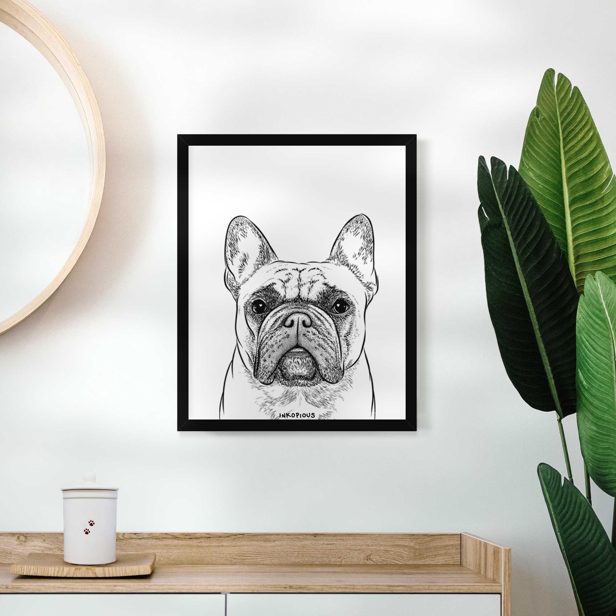 Acelynn the French Bulldog Art Print