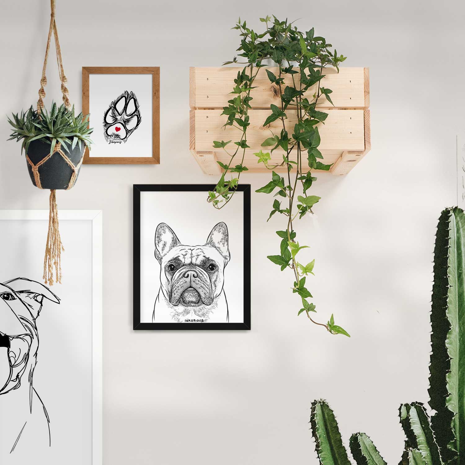 Acelynn the French Bulldog Art Print