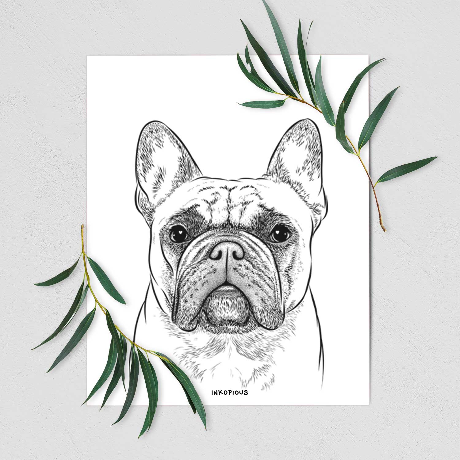 Acelynn the French Bulldog Art Print