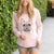 Bare Acelynn the French Bulldog - Cali Wave Hooded Sweatshirt