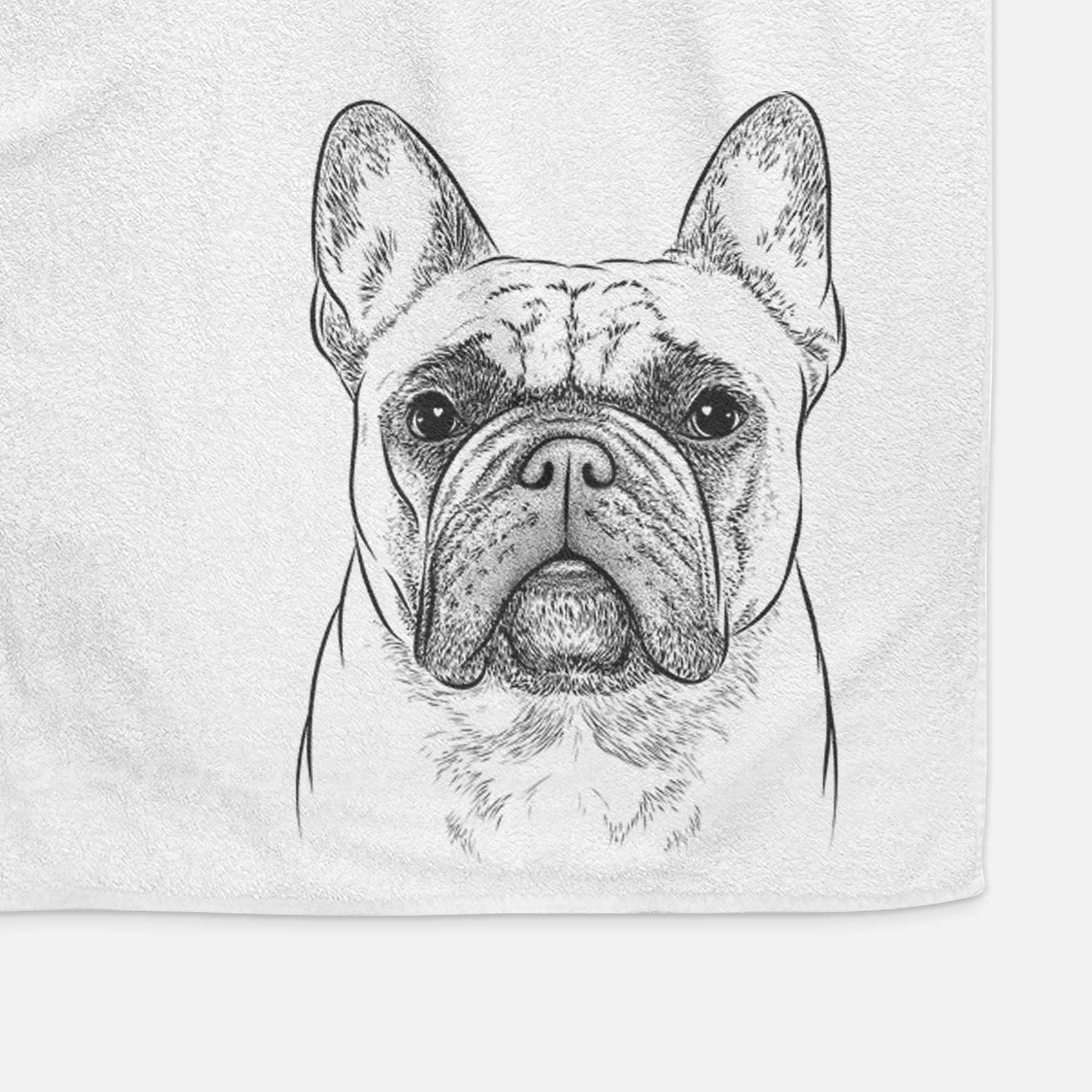 Acelynn the French Bulldog Decorative Hand Towel