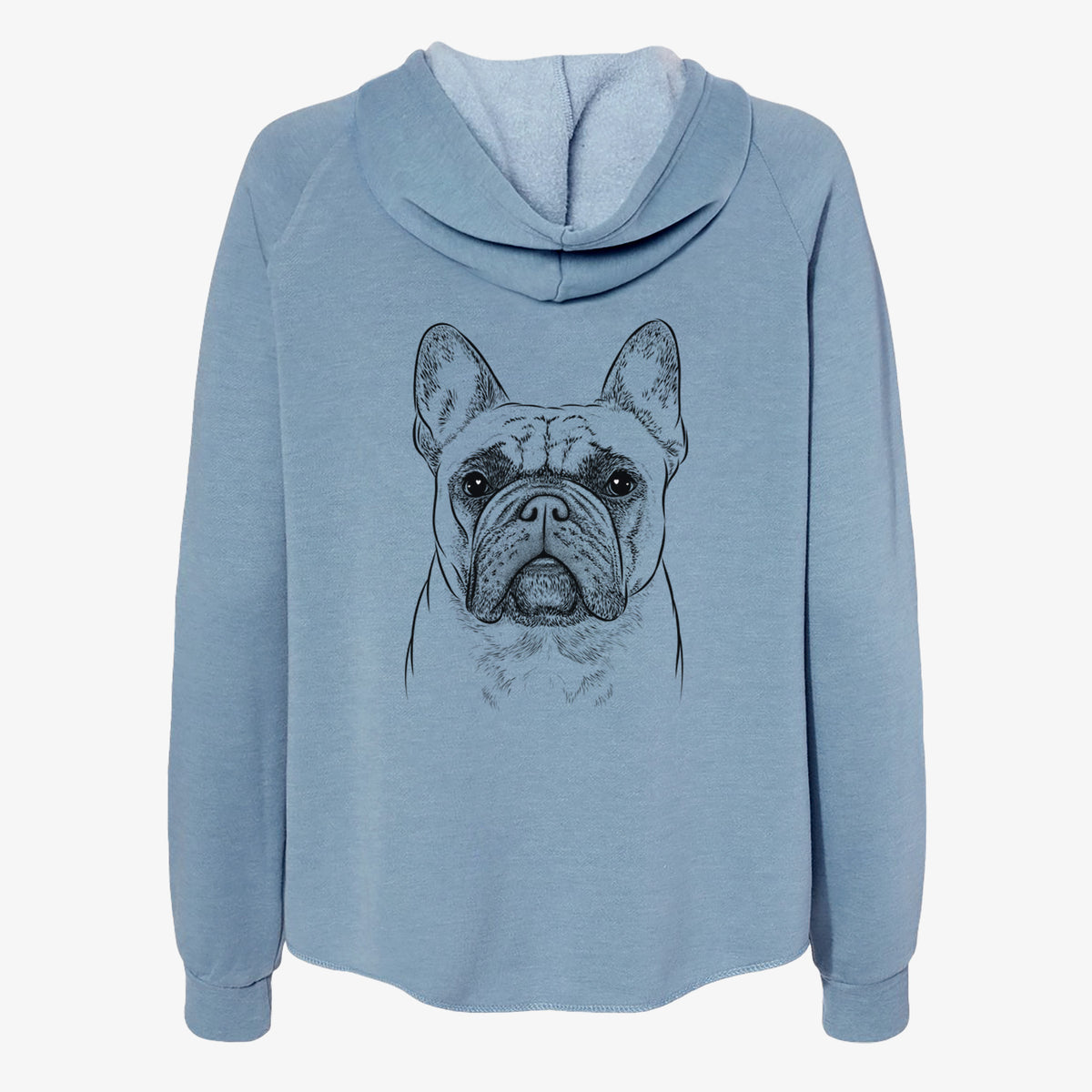 Acelynn the French Bulldog - Women's Cali Wave Zip-Up Sweatshirt