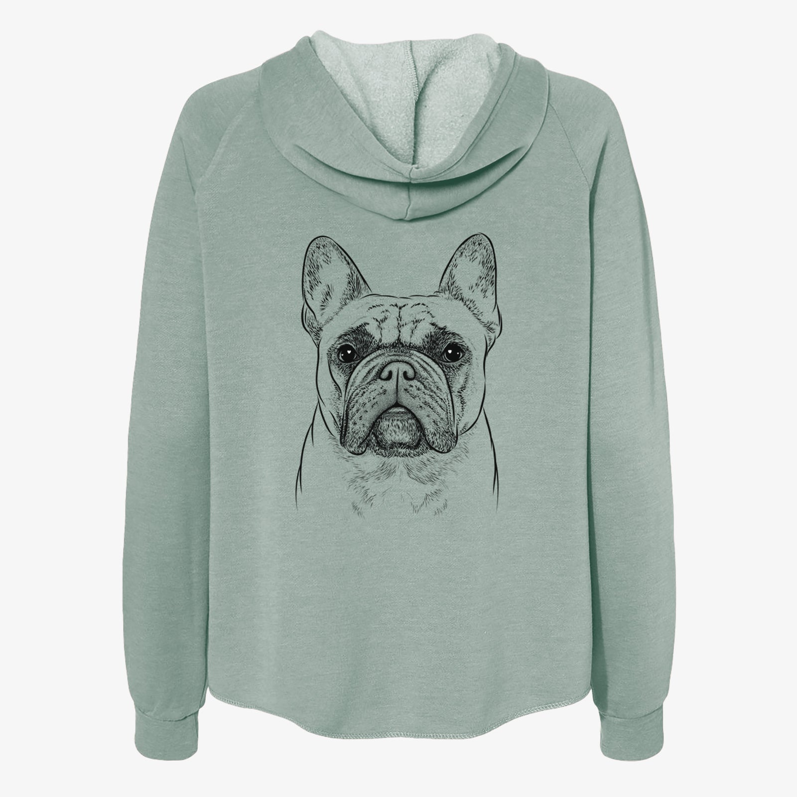 Acelynn the French Bulldog - Women's Cali Wave Zip-Up Sweatshirt