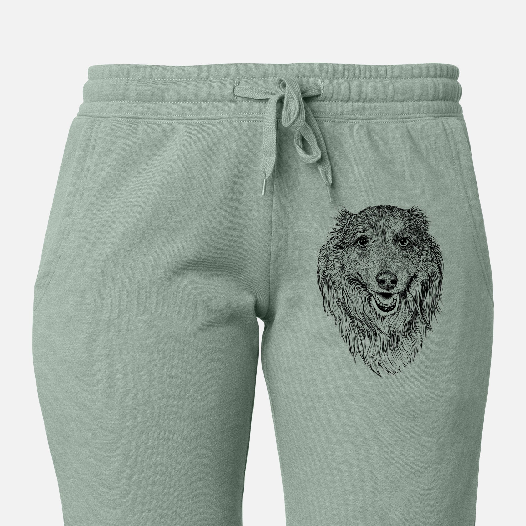 Addie the Collie Mix - Women's Cali Wave Joggers