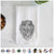 Addie the Collie Mix Decorative Hand Towel