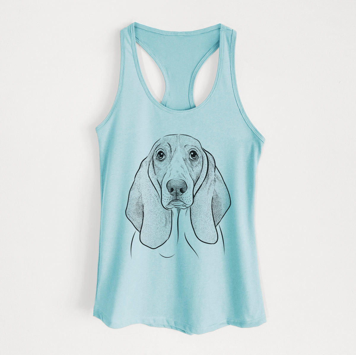 Addison the Basset Hound - Women's Racerback Tanktop