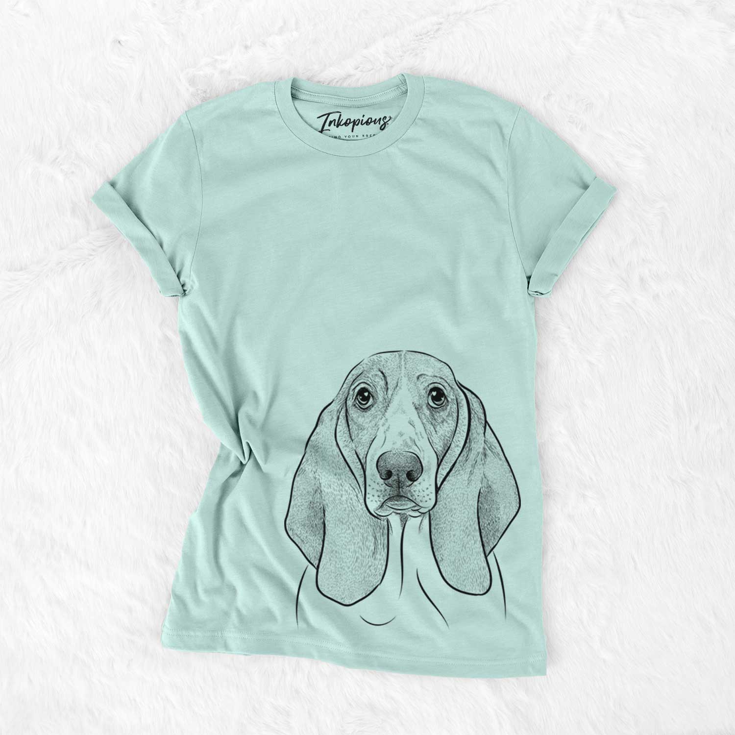 Bare Addison the Basset Hound - Unisex Crewneck