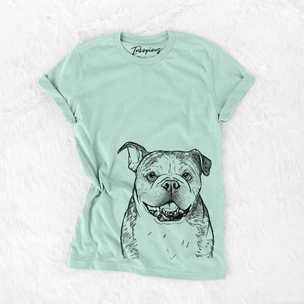 Bare Agatha the Boston Bulldog - Unisex Crewneck