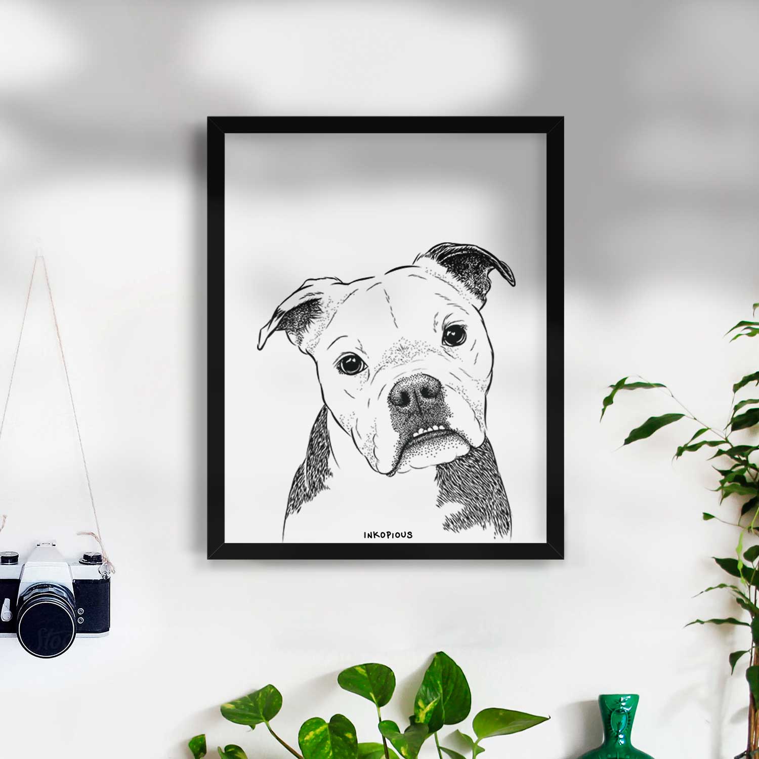 Aggy the Olde English Bulldogge Art Print