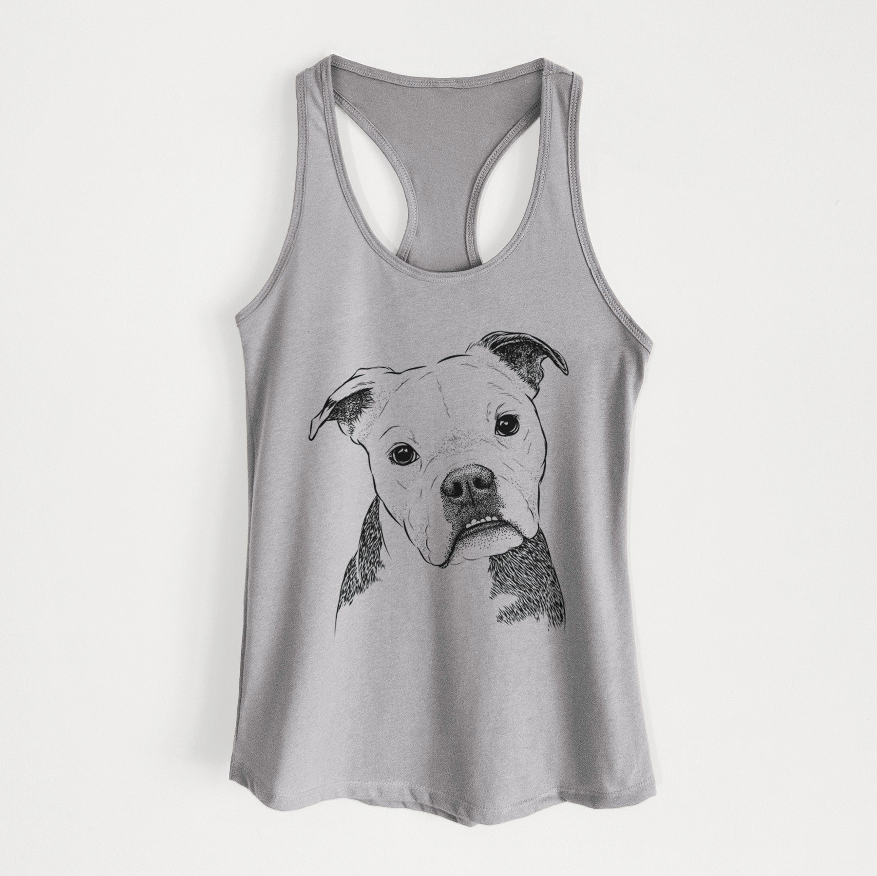 Aggy the Olde English Bulldogge - Women's Racerback Tanktop