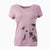 Bare Aggy the Olde English Bulldogge - Women's V-neck Shirt