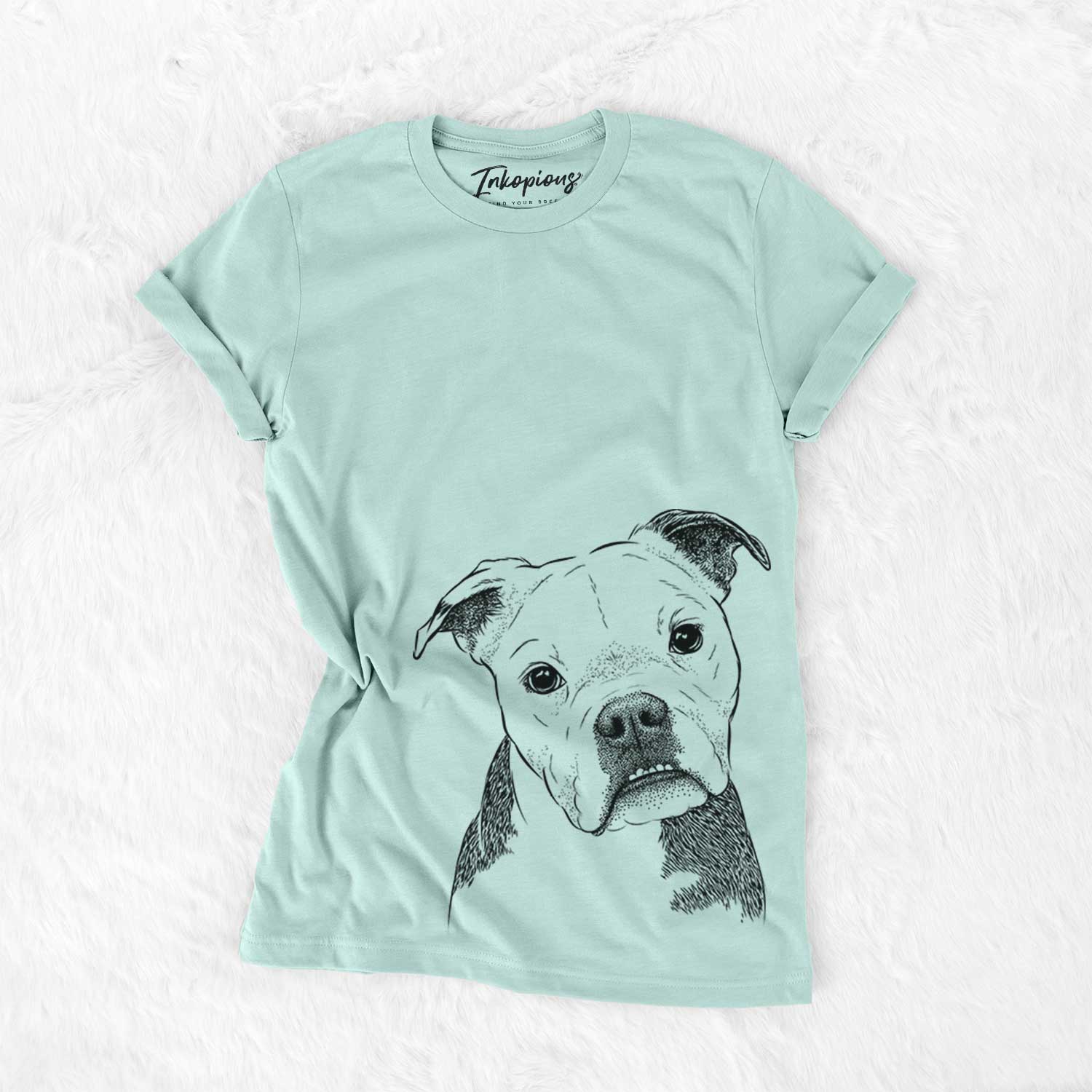 Bare Aggy the Olde English Bulldogge - Unisex Crewneck