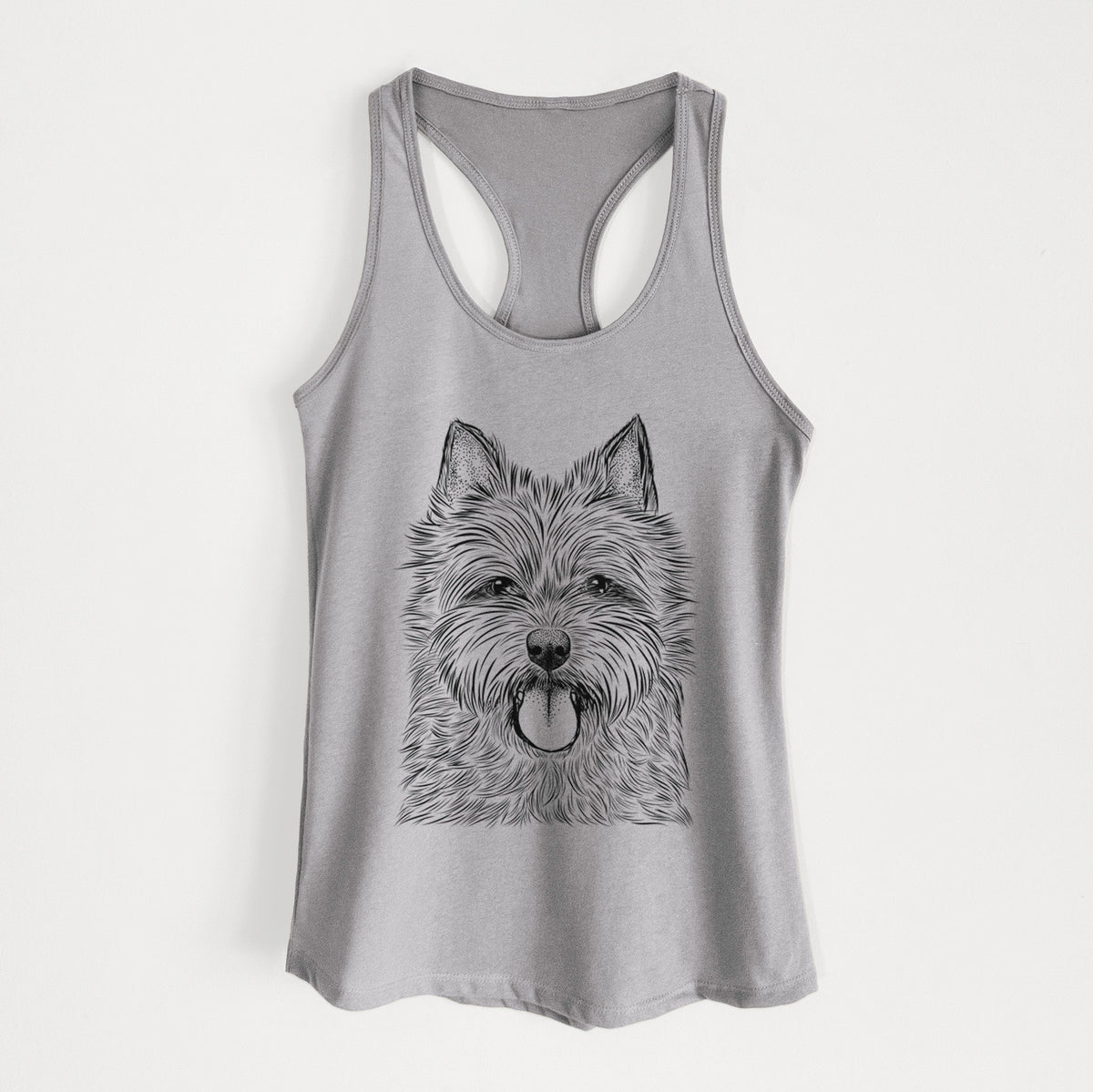 Alfie the Norwich Terrier - Women&#39;s Racerback Tanktop