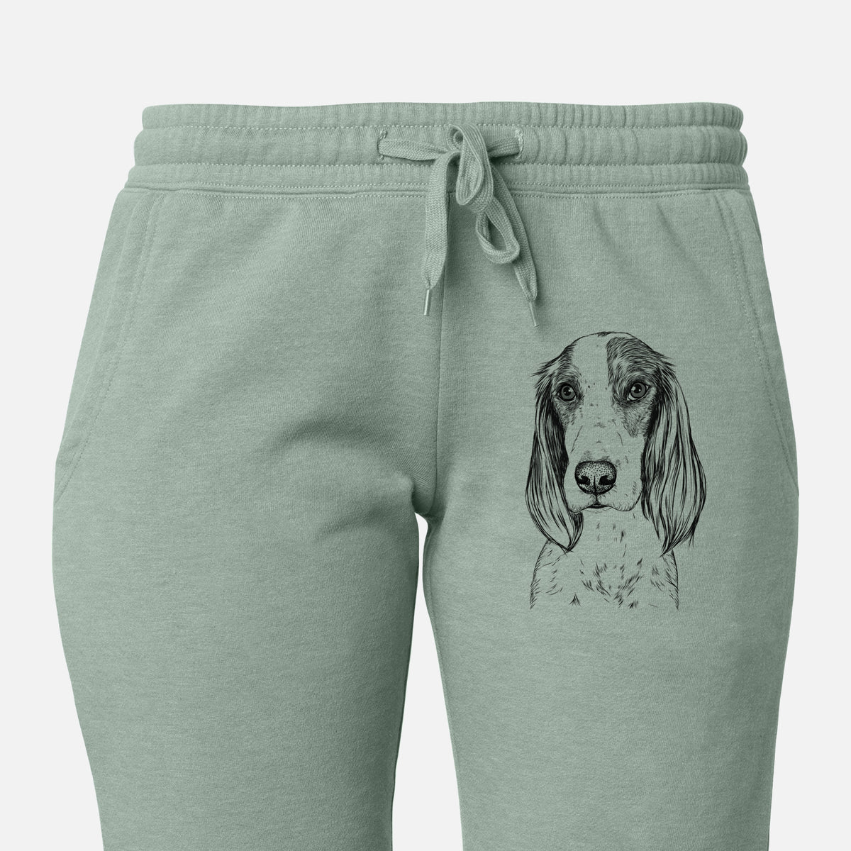 Aline the Irish Red and White Setter - Women&#39;s Cali Wave Joggers