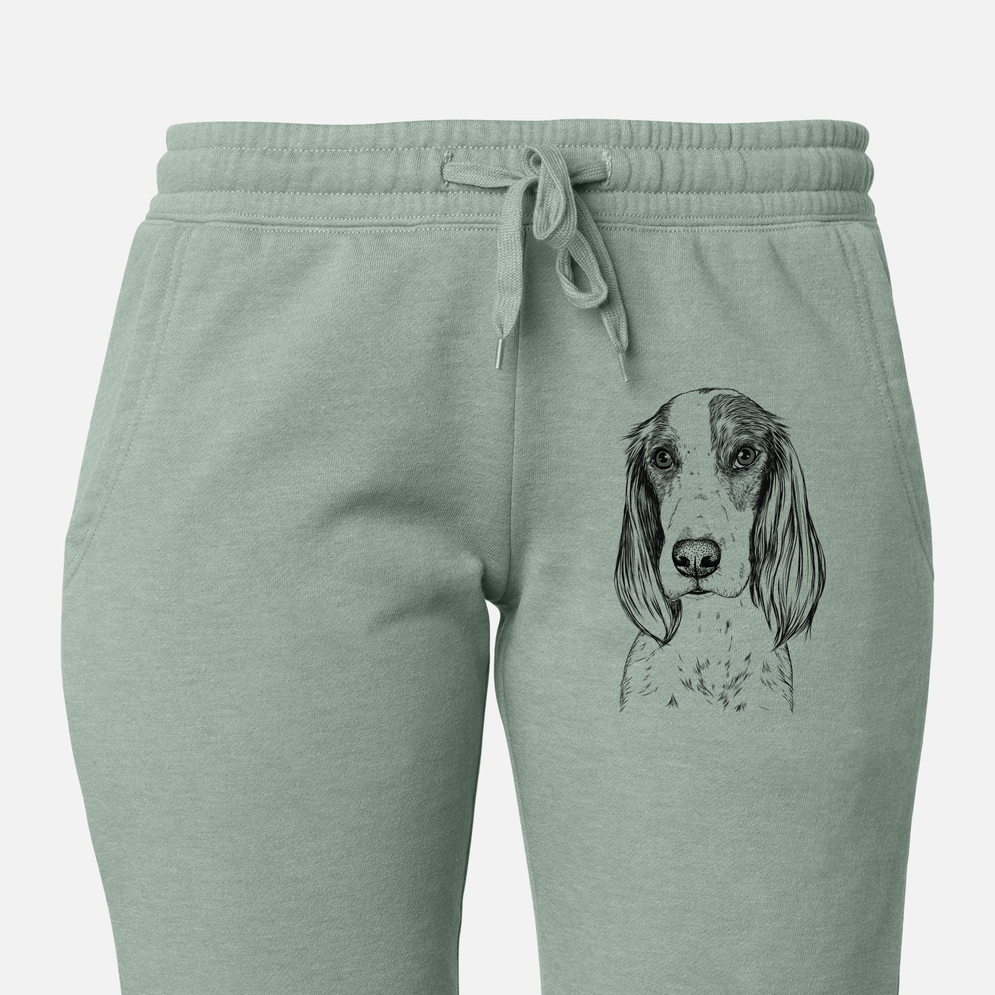 Aline the Irish Red and White Setter - Women's Cali Wave Joggers