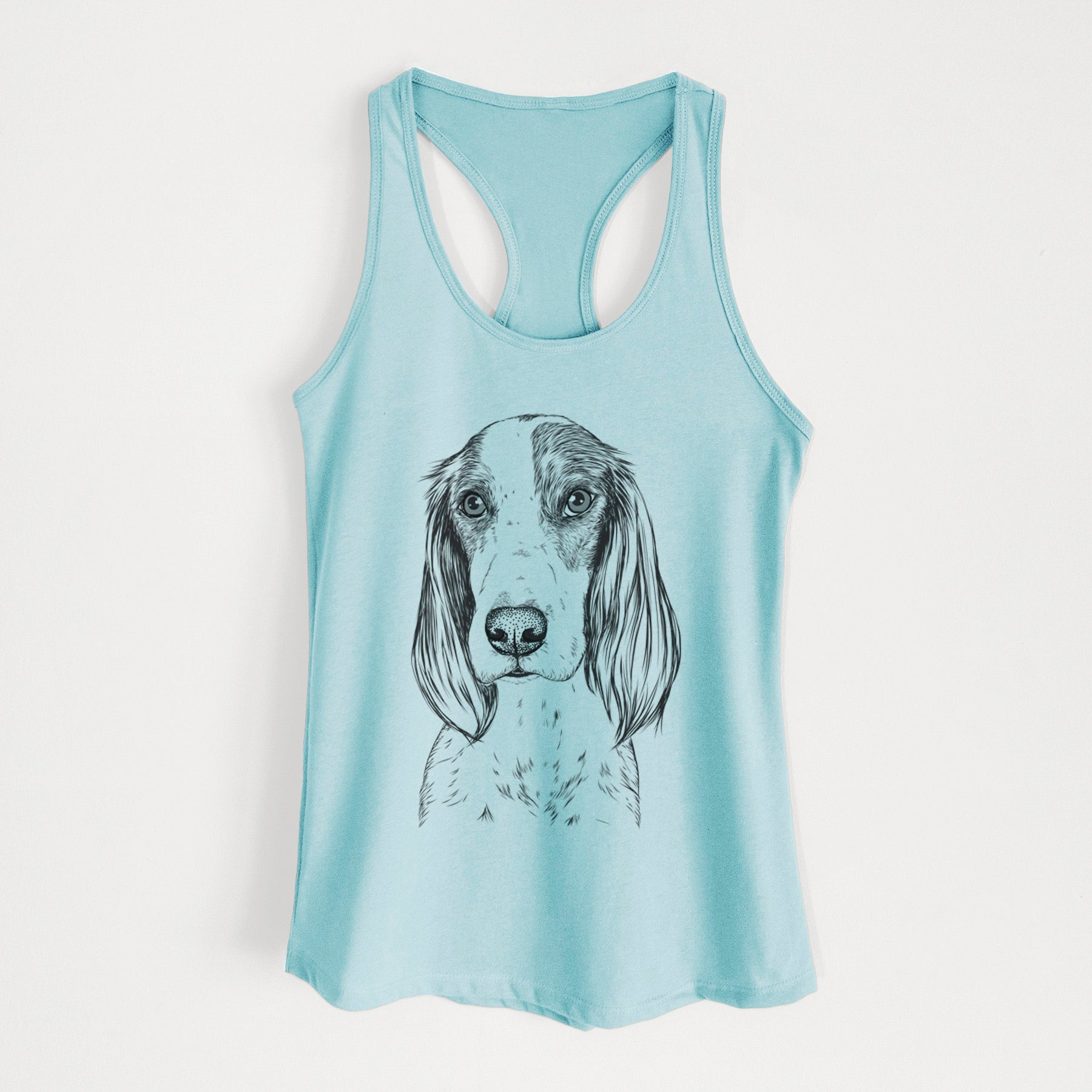 Aline the Irish Red and White Setter - Women's Racerback Tanktop