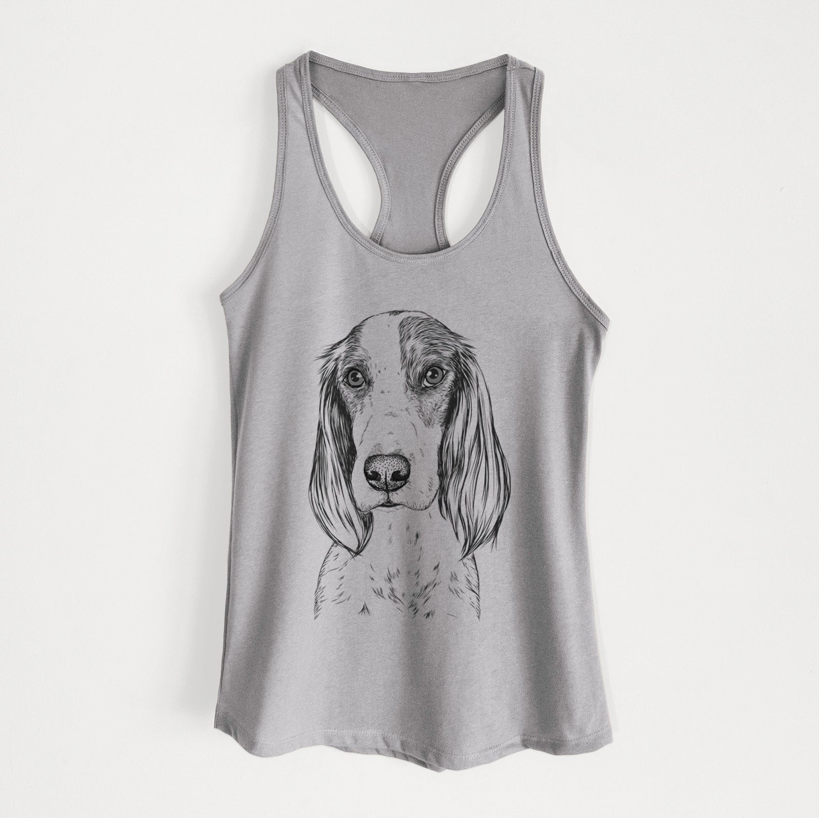 Aline the Irish Red and White Setter - Women's Racerback Tanktop