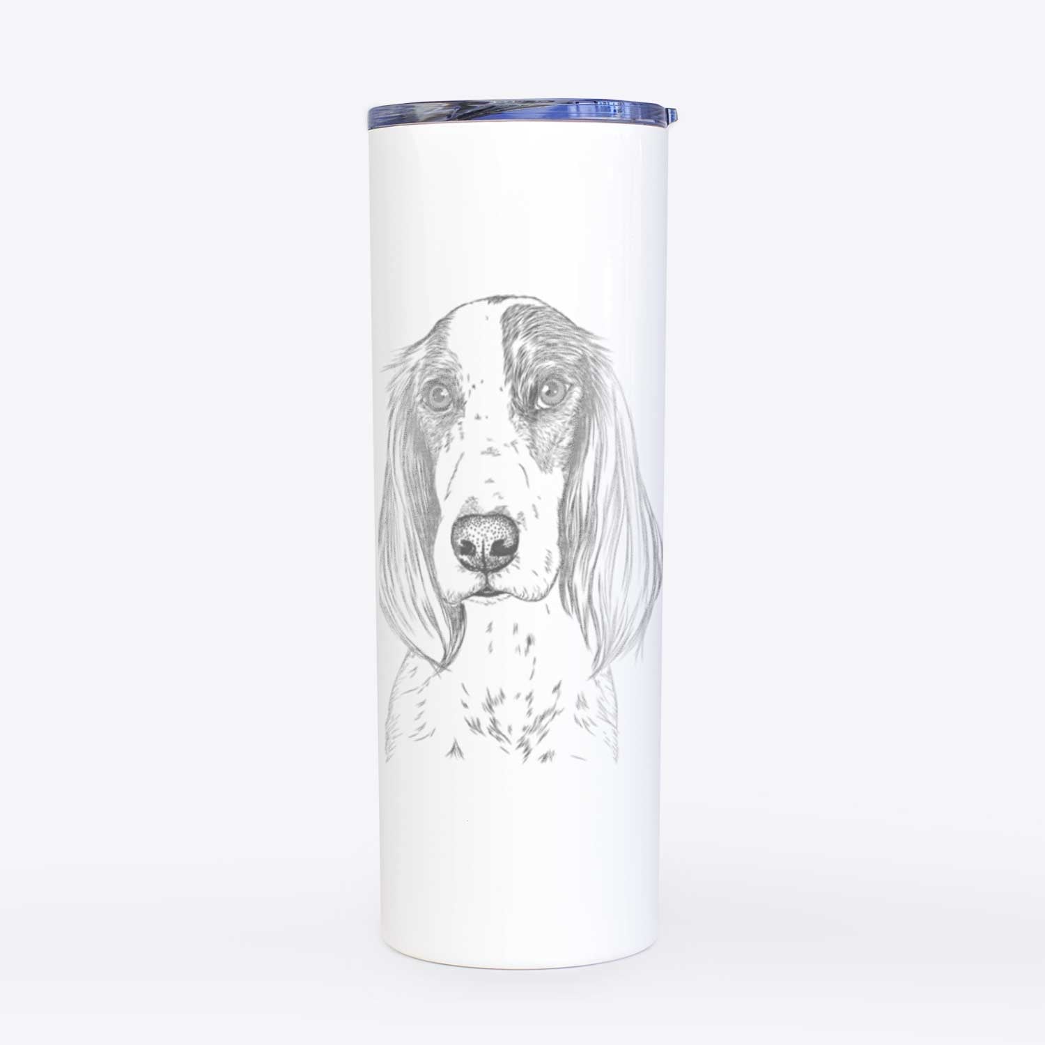 Aline the Irish Red and White Setter - 20oz Skinny Tumbler