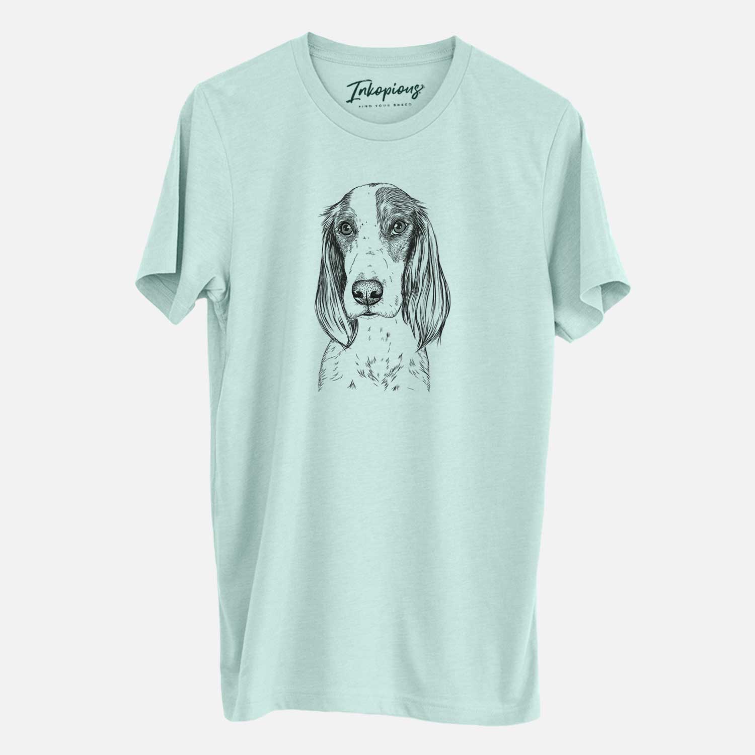 Bare Aline the Irish Red and White Setter - Unisex Crewneck