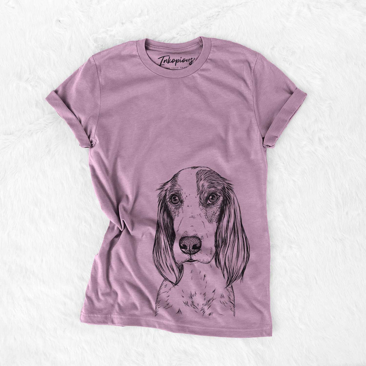 Aline the Irish Red and White Setter - Bella Canvas Unisex Crewneck