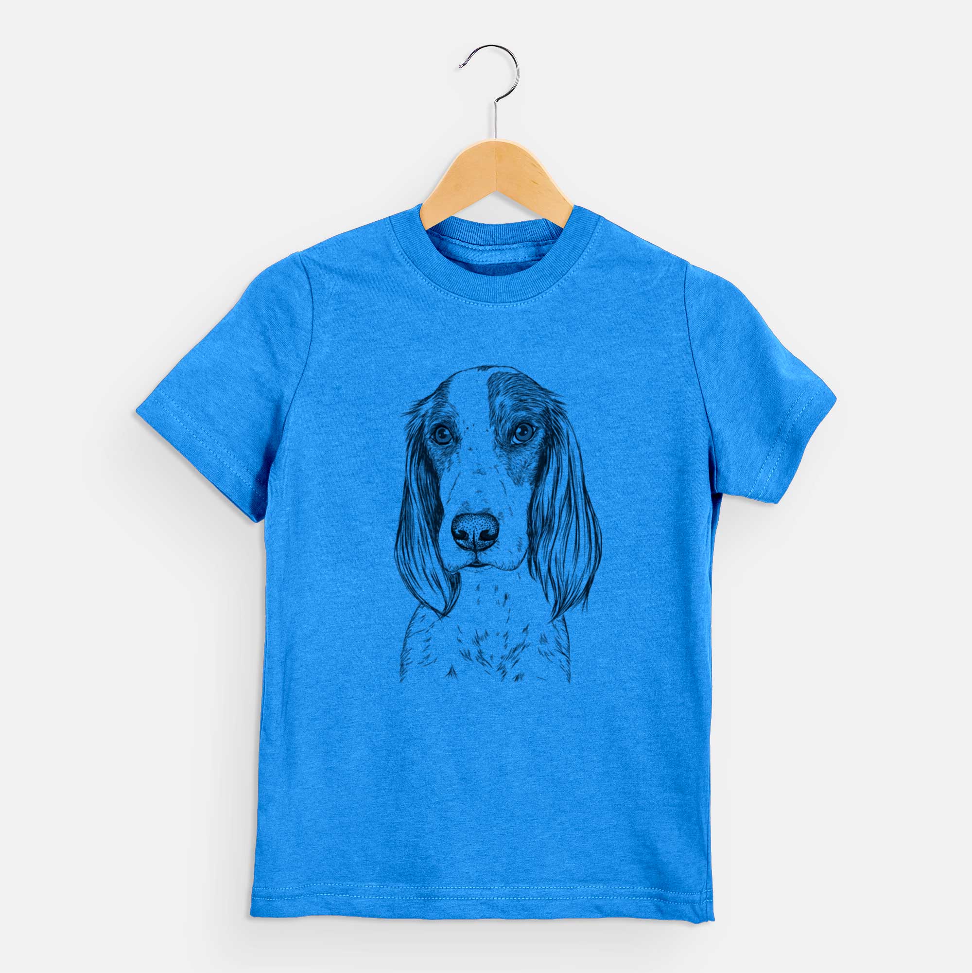 Bare Aline the Irish Red and White Setter - Kids/Youth/Toddler Shirt