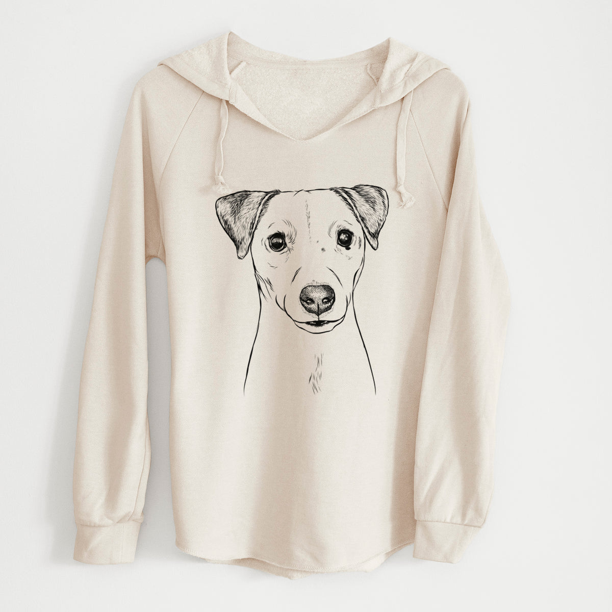 Bare Ally the Jack Russell Terrier - Cali Wave Hooded Sweatshirt