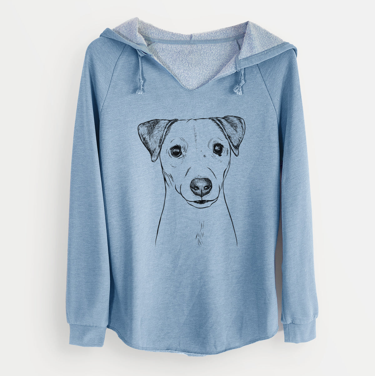 Bare Ally the Jack Russell Terrier - Cali Wave Hooded Sweatshirt
