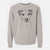 Bare Ally the Jack Russell Terrier - Unisex Pigment Dyed Crew Sweatshirt