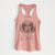 Almond the Wirehaired Dachshund - Women's Racerback Tanktop