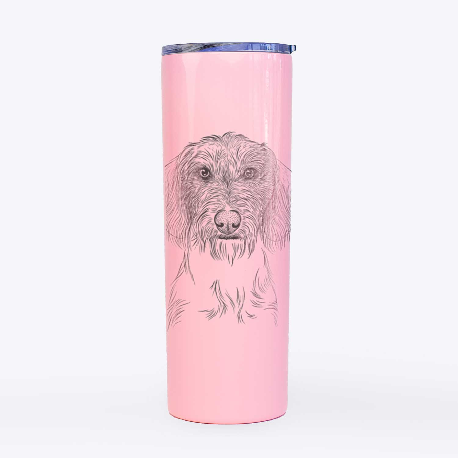 Almond the Wirehaired Dachshund - 20oz Skinny Tumbler