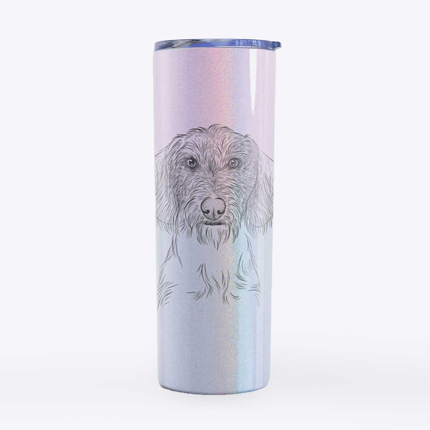 Almond the Wirehaired Dachshund - 20oz Skinny Tumbler