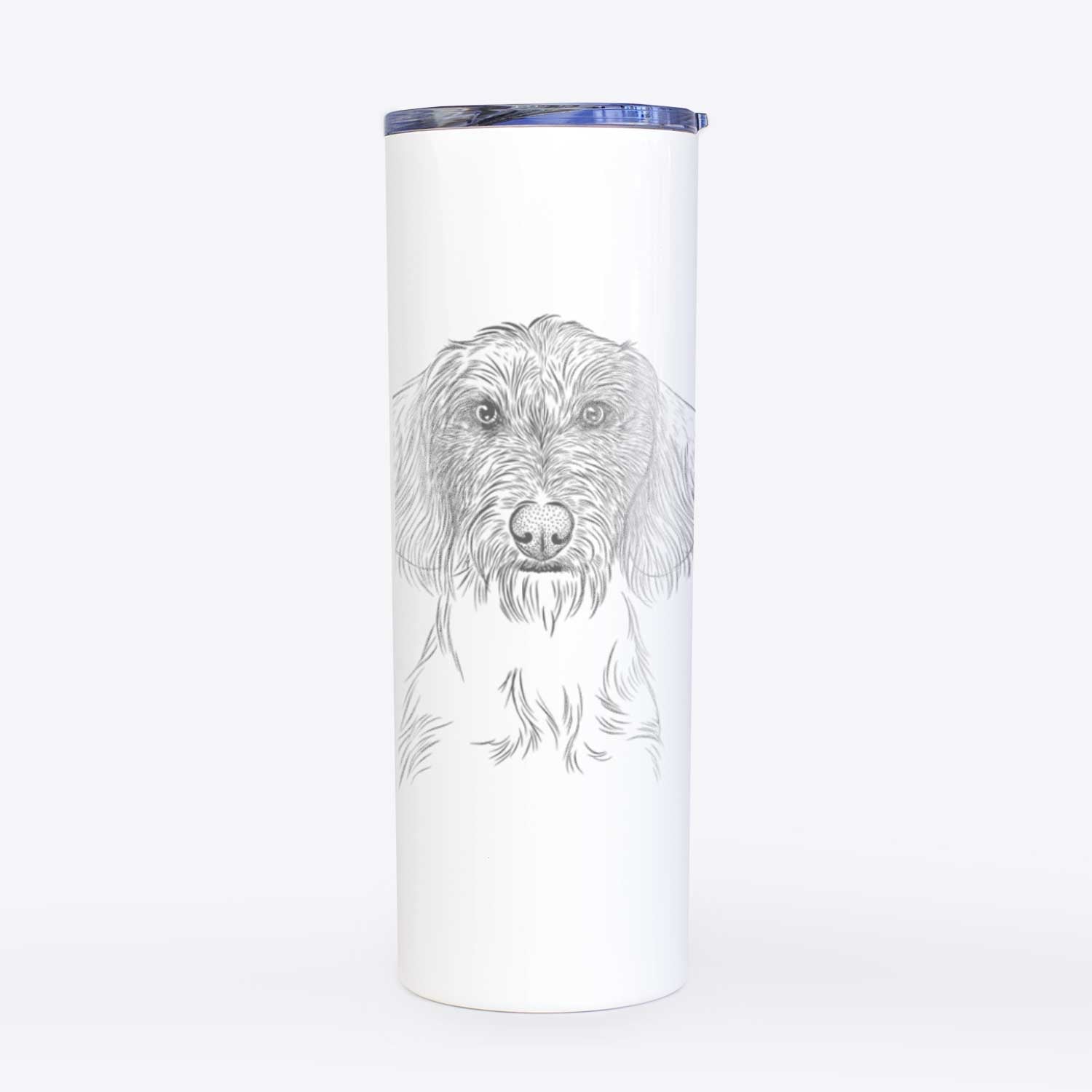 Almond the Wirehaired Dachshund - 20oz Skinny Tumbler