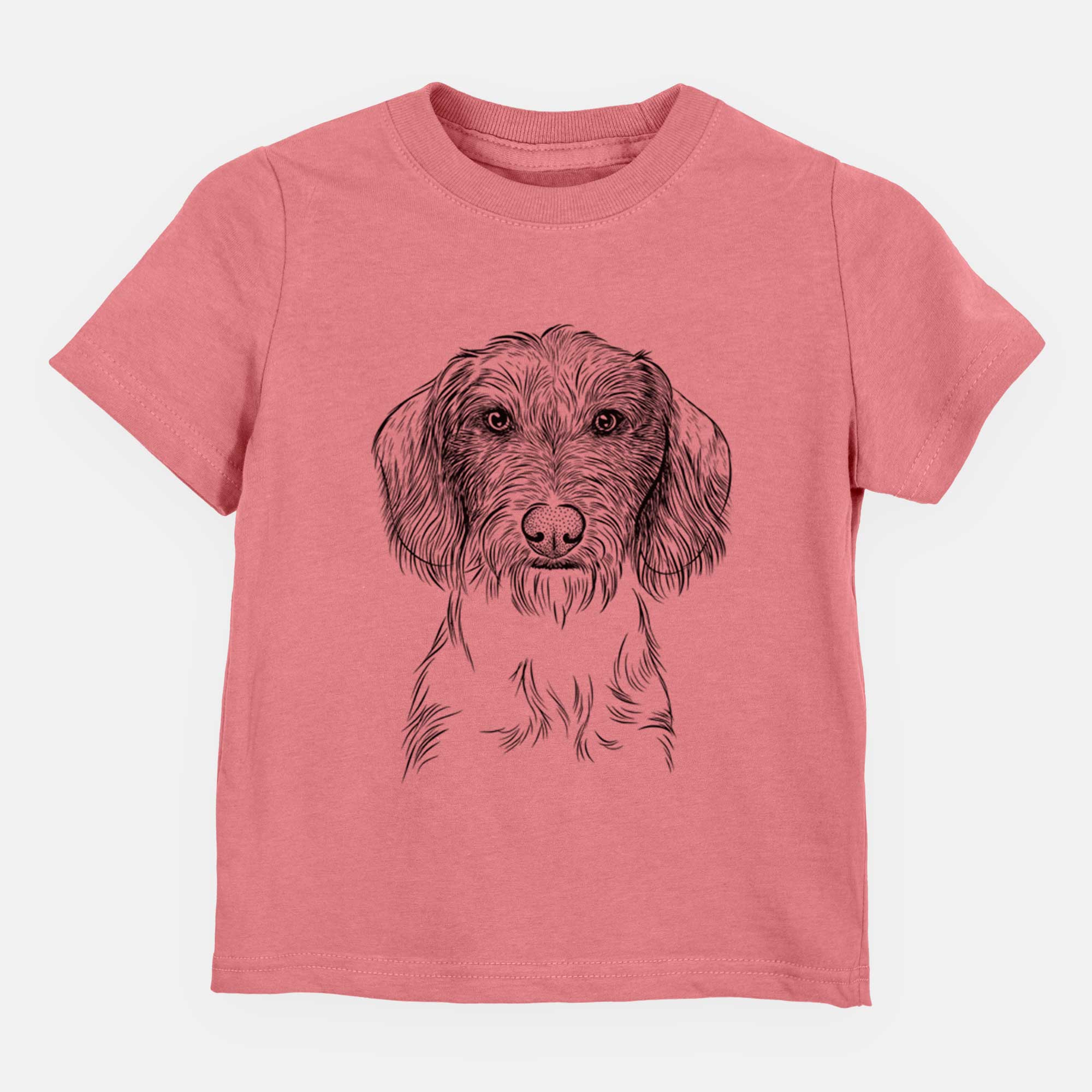 Bare Almond the Wirehaired Dachshund - Kids/Youth/Toddler Shirt