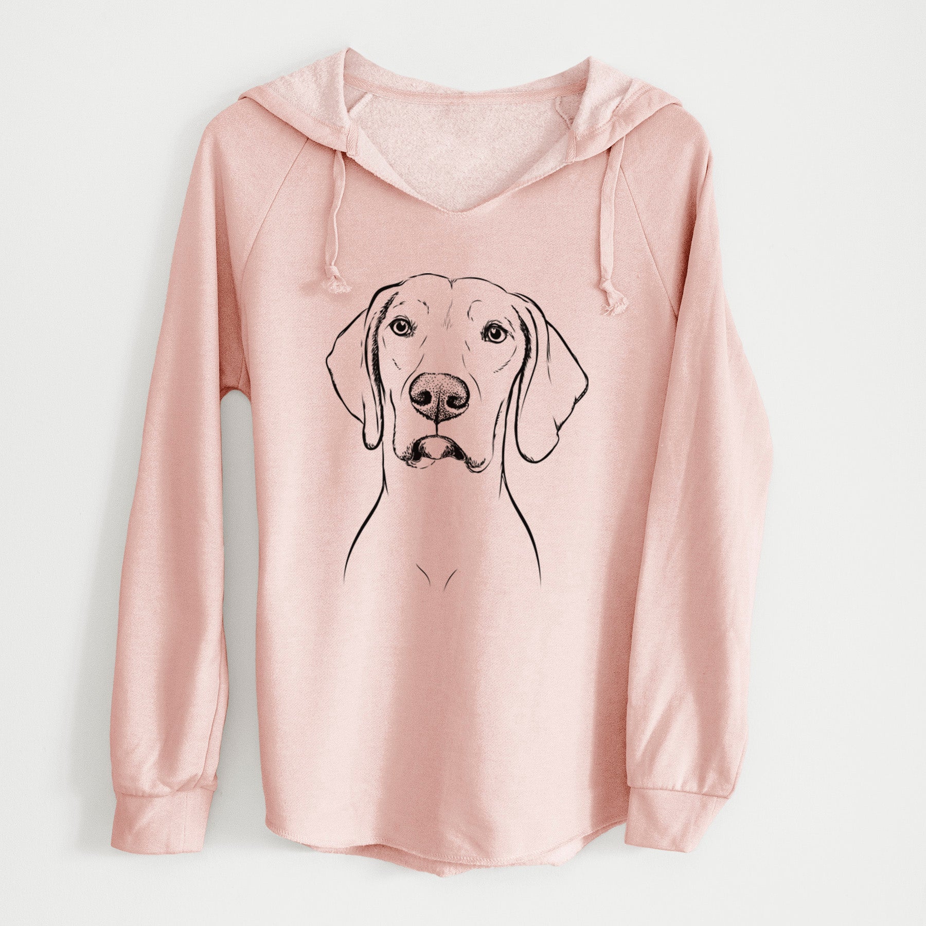 Bare Almond the Vizmaraner - Cali Wave Hooded Sweatshirt