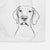 Almond the Vizmaraner Decorative Hand Towel