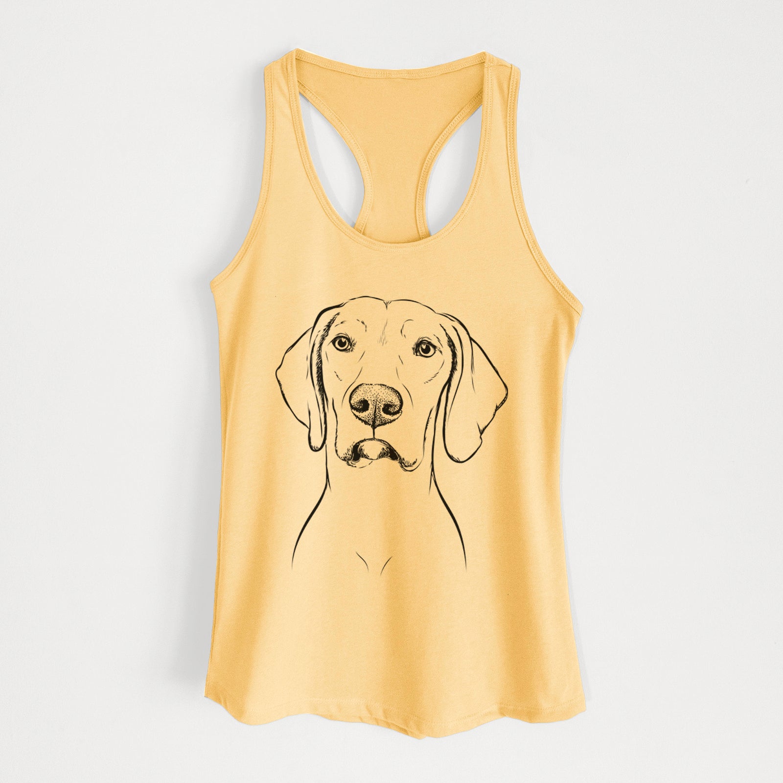 Almond the Vizmaraner - Women's Racerback Tanktop