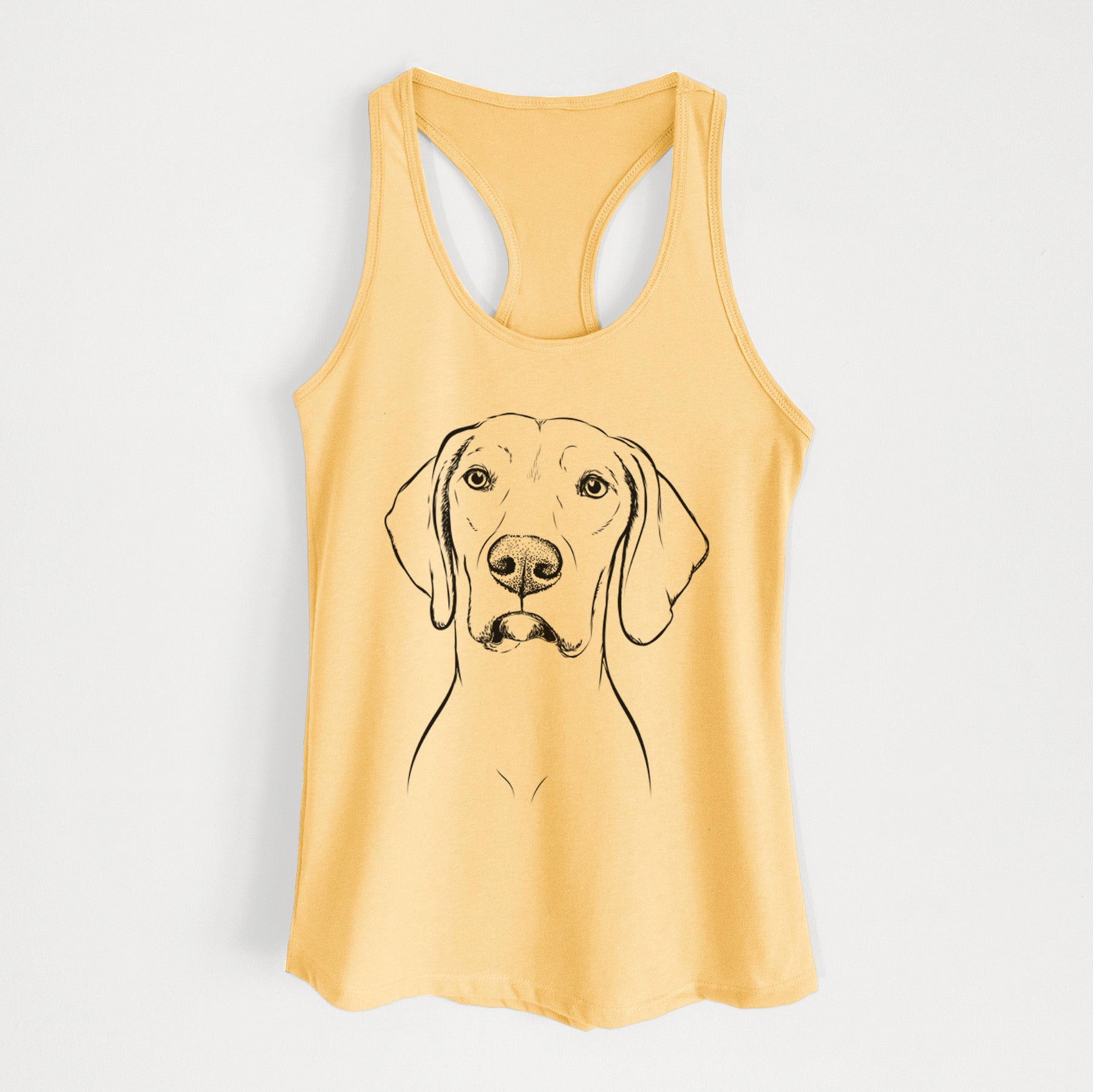 Almond the Vizmaraner - Women's Racerback Tanktop