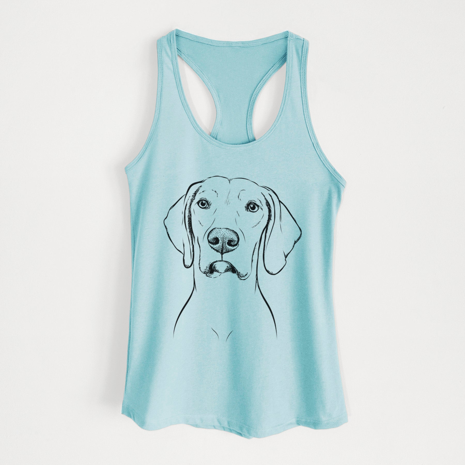 Almond the Vizmaraner - Women's Racerback Tanktop