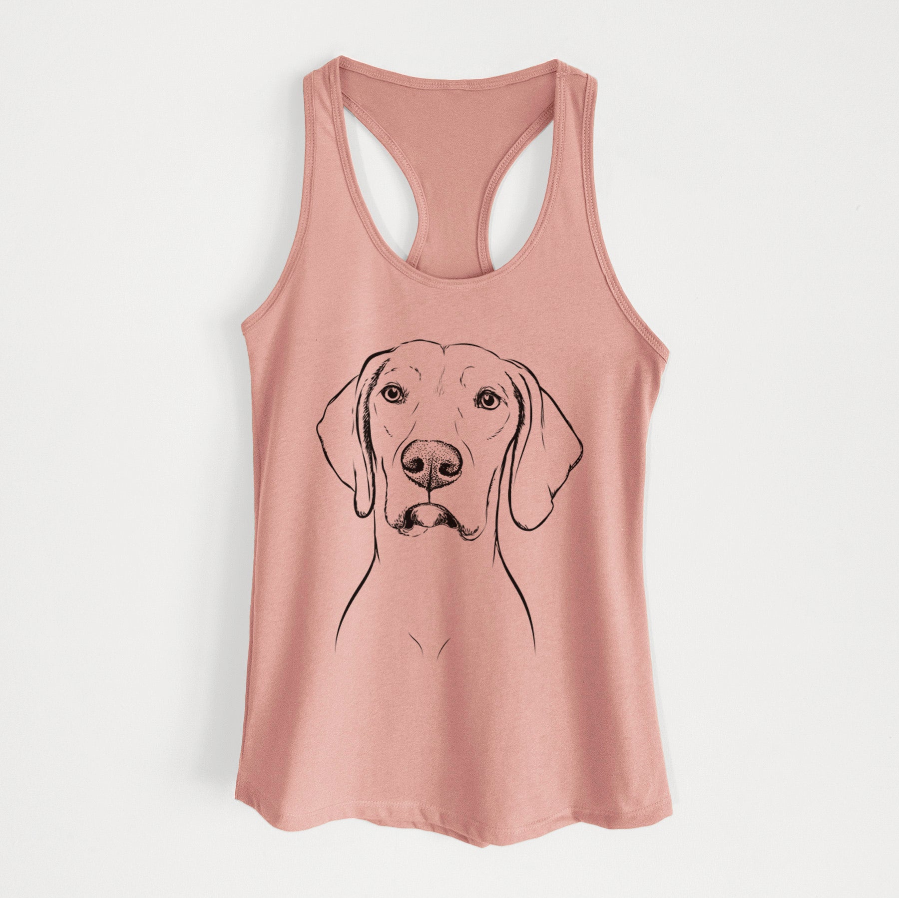 Almond the Vizmaraner - Women's Racerback Tanktop