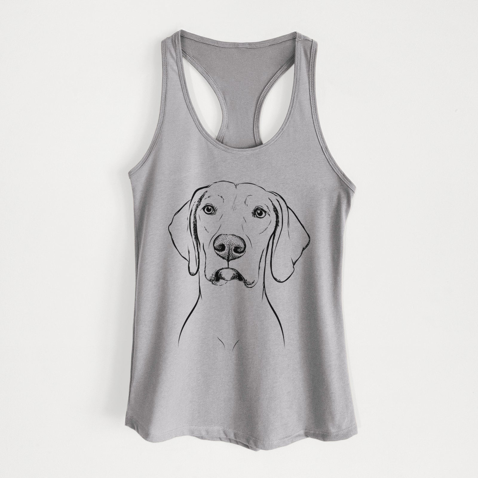 Almond the Vizmaraner - Women's Racerback Tanktop