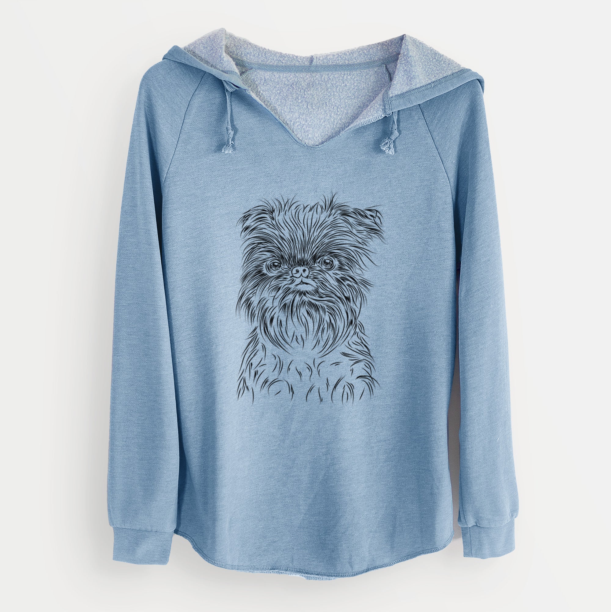 Bare Alo the Brussels Griffon - Cali Wave Hooded Sweatshirt