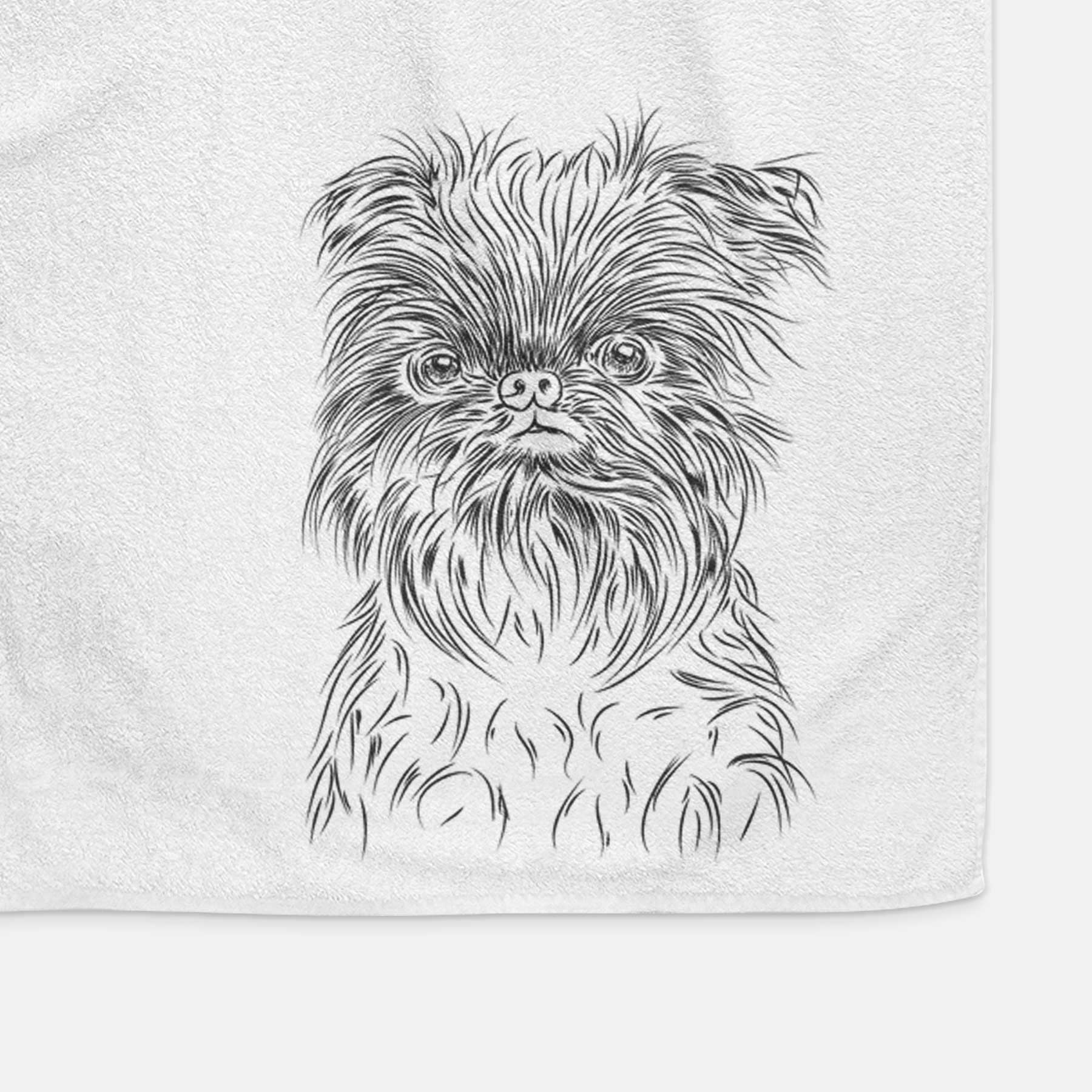 Alo the Brussels Griffon Decorative Hand Towel