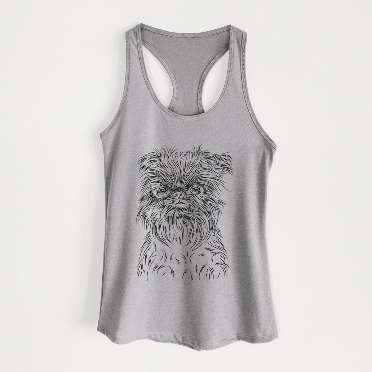 Alo the Brussels Griffon - Women&#39;s Racerback Tanktop