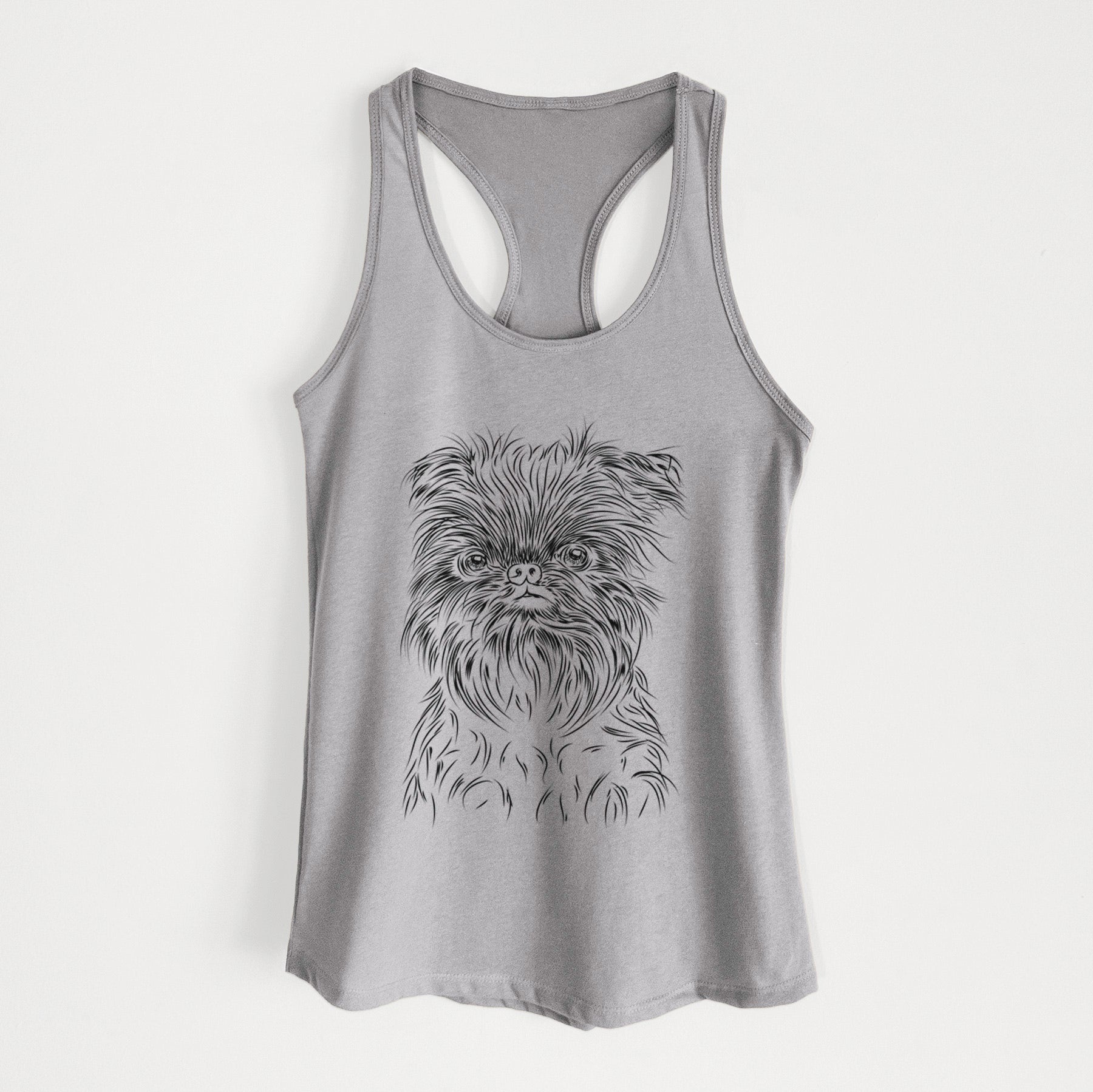 Alo the Brussels Griffon - Women's Racerback Tanktop