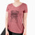 Bare Alo the Brussels Griffon - Women's V-neck Shirt