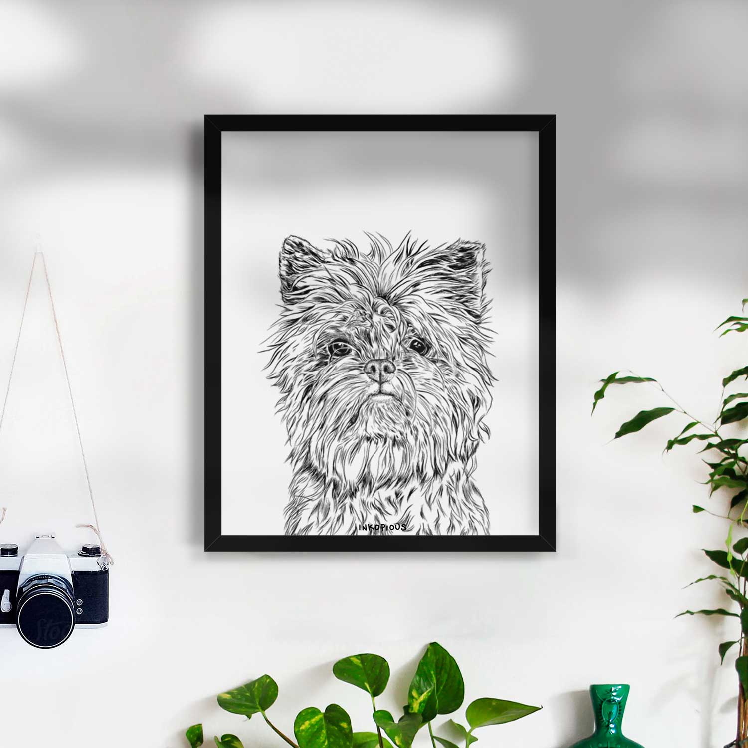 Alvin the Affenpinscher Art Print