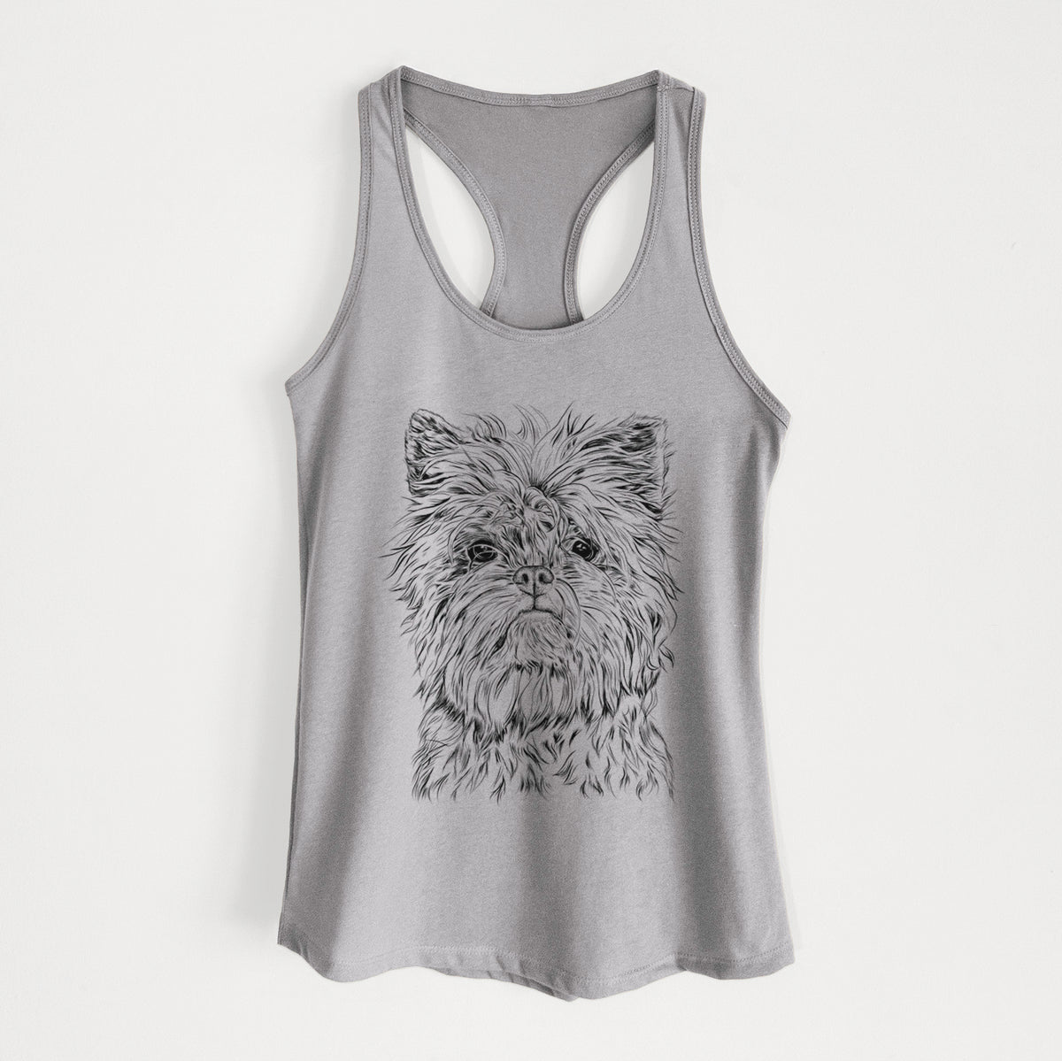 Alvin the Affenpinscher - Women&#39;s Racerback Tanktop