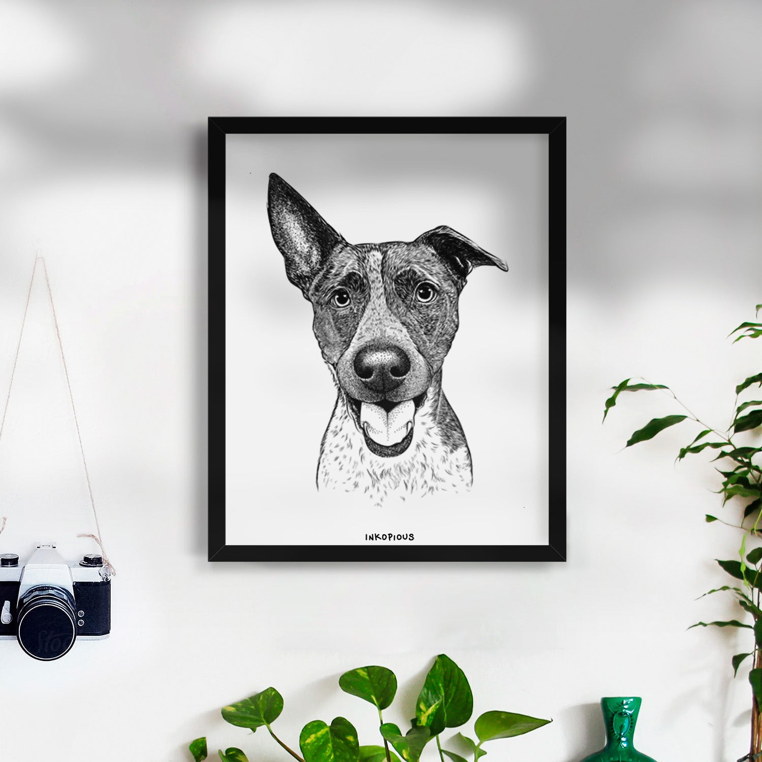 Amigo the Heeler Mix Art Print