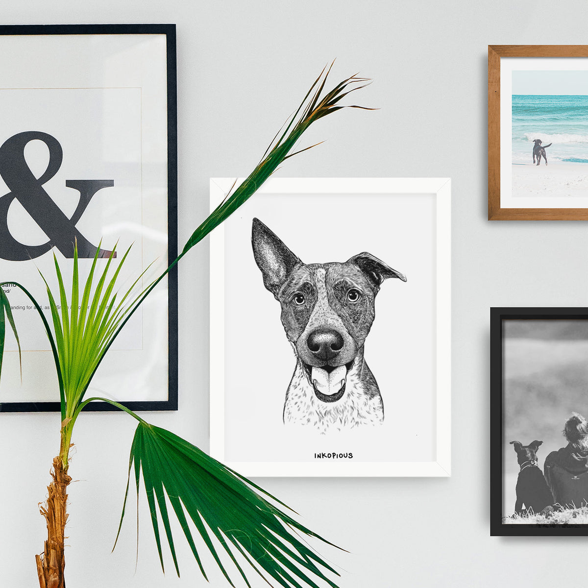 Amigo the Heeler Mix Art Print