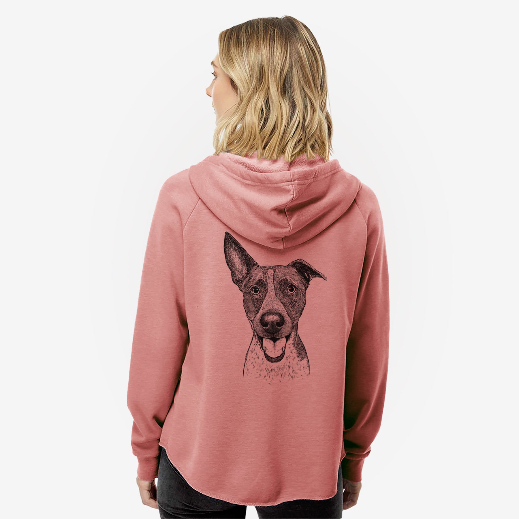 Amigo the Heeler Mix - Women's Cali Wave Zip-Up Sweatshirt